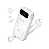 Vention FHXW0 10000mAh 22.5W Power Bank With Built-in Type-C and IP Cable